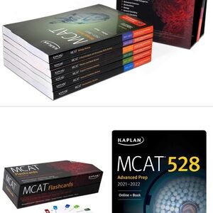 Kaplan MCAT Prep Books and Flashcards Set